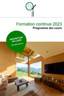 Brochure des cours